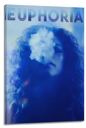 VerimP Euphoria Filmposter Vintage Art Poster Wandkunst Dekor Leinwand Poster & Drucke Wandposter für Zimmer Ästhetisch 30 x 45 cm Rahmen Stil