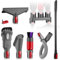 Bürstenhalterung Organizer Attachment Kompatibel mit Dyson Outsize V7 V8 V10 V11 V15 Staubsauger, spurlos/Weiche Borsten Verlängerungsschlauch Matratzenbürste Fugendüse Ersatzteile