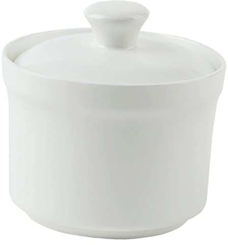 TOPBATHY Ceramic Soup Bowl with Lid 19.69Oz Heat Resistant Stewed Pot for Kitchen and Restaurant Use Versatile Steamed Egg Cup and Dessert Serving Bowl