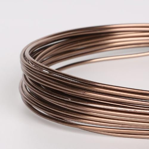 Bonsai Wire Tools Flexible Aluminum Wires for Craft and Styling Green, Black, Silver, Brown (1pc brown)