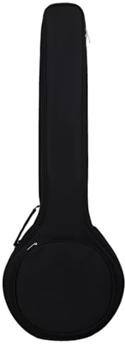 Bolsa acolchada para banjo de 5 cuerdas, bolsa de transporte para banjo con correa ajustable, bolsa de instrumentos de tela Oxford con bolsillo de almacenamiento de accesorios, funda protectora para