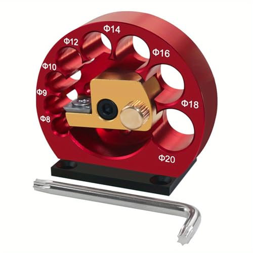 Tasselli da carpentiere con 8 fori regolabili, inserti in metallo, trapano elettrico, tasselli per fresatura, tasselli tondi, dispositivo di produzione