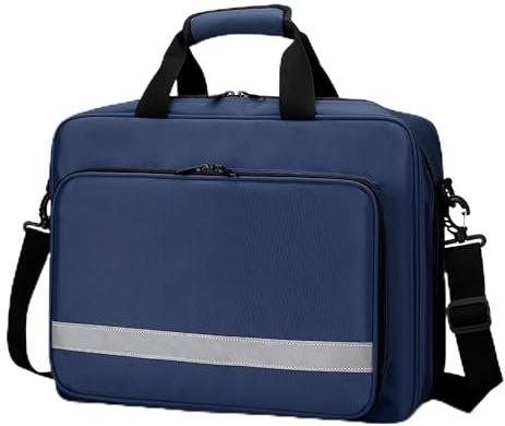 Be-Better Medical Bag Empty First Aid Bag Emergency Medicine Bag with 5 transparent visible pouches,Medical Bag Organizer Empty Medicine Mag for Traveling nurses