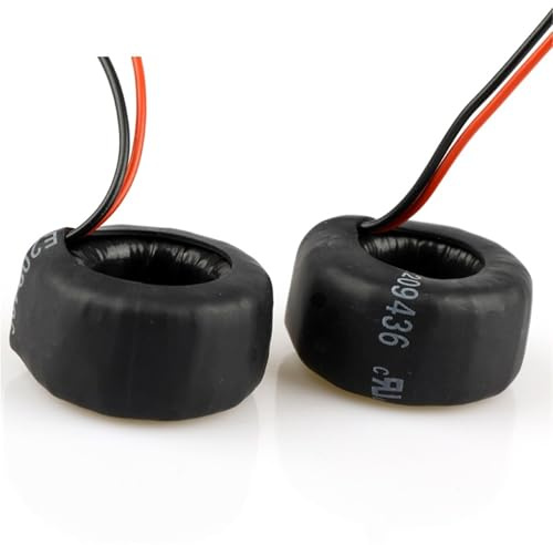 Transformador de corriente de bobina toroidal con núcleo de anillo de precisión CT CA 5A 10A 20A 30A 50A 100A 150A Transformador de corriente de cable conductor 1 pieza(DLXQ20 1000-1)