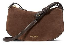 kate spade new york kvinnors loop stenigt läder över kroppen, Hot Fudge mocka, onesize