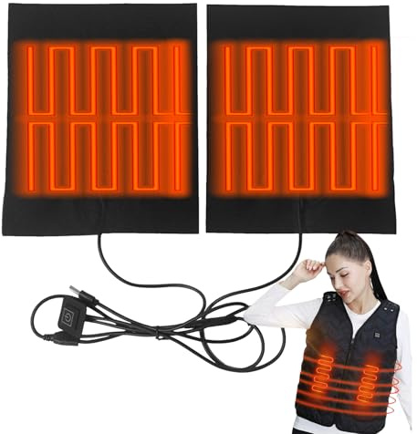 Heizkissen aus Silikon, Sitzheizung für elektrische thermische Heizmatten, waschbar, per USB, wasserdicht, 3 Temperaturen, thermisch