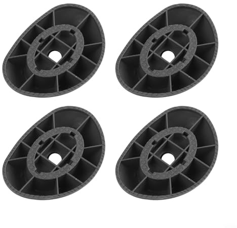 Beinendkappe 4 Stück für Power Steel Pool Ersatzteile P61802 – ovale Basis, vertikale Beinfüße, geeignet für runde oberirdische Schwimmbäder