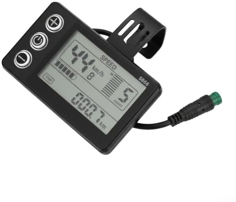 Pantalla LCD para 24 V, 36 V, 48 V, computadora de ciclo impermeable con tablero legible a la luz solar, cuentakilómetros y lector de diagnóstico de código de error