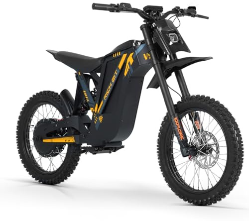 Antgooat V9 Ultra Bicicletta Elettrica per Adulti, Batteria 48V 20Ah, Pneumatici Fuoristrada 17, Freni Idraulici Anteriori/Posteriori, Autonomia 60km, Full Suspension All-Terrain