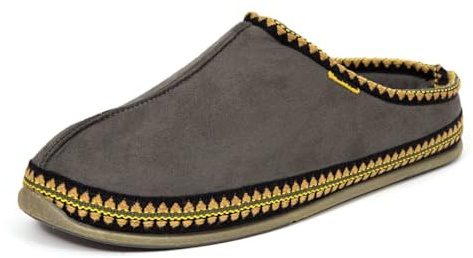 Deer Stags Unisex Wherever Microsuede Slipper/Grey/Men's 12 Medium