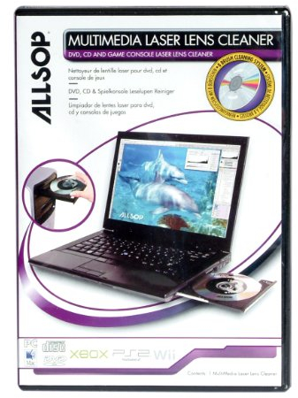 Allsop Multimedia Laser Lens Cleaner For DVD, CDs, Game Consoles & Laptops