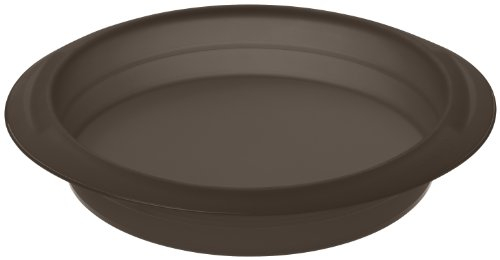 Lurch 85001 FlexiForm Rund / runde Backform aus 100% BPA-freiem Platin Silikon, ø 26 cm, braun