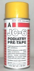 Aeroseptics JC-6 Podiatry Pre-Tape Dressing Wrap Adherent Spray 6-Oz Aerosol