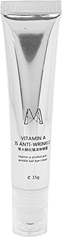 Retinol Roll-On Moisturizing Eye Cream, Verblassen Feine Linien, Dunkle Ringe, Anti-Aging Skin Brightening Straffende Lifting Eye Cream 15g