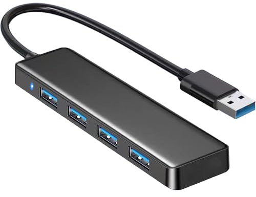 USB 3.0 Hub, VIENON 4-Port USB Hub USB Splitter USB Expander for Laptop, Xbox, Flash Drive, HDD, Console, Printer, Camera,Keyborad, Mouse(Not for Charging)