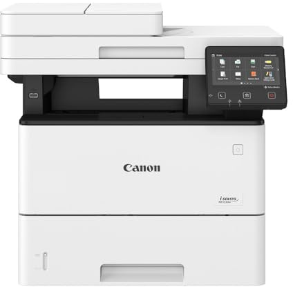 Canon i-SENSYS MF553dw A4 S/W-Laser MFP Drucken Kopieren Scannen Faxen, USB, LAN, WLAN, 550 Blatt Papierkassette, 12,7cm LCD-Farb-Touchscreen, Duplexdruck