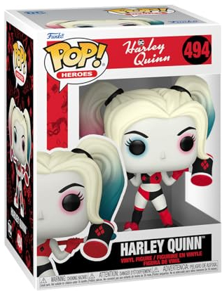 Funko Pop! Heroes: Harley Quinn AS Quinn Animated Series - Harley Quinn - Figura in Vinile da Collezione - Idea Regalo - Merchandising Ufficiale - Giocattoli per Bambini e Adulti - TV Fans