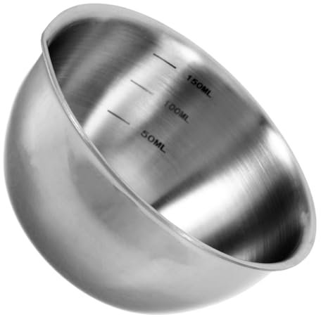 PHENOFICE Tasse à Mesurer Acier Avec Échelle Pour Cuisine Récipient De Mesure De Riz Farine Parfait Pour Usage Domestique