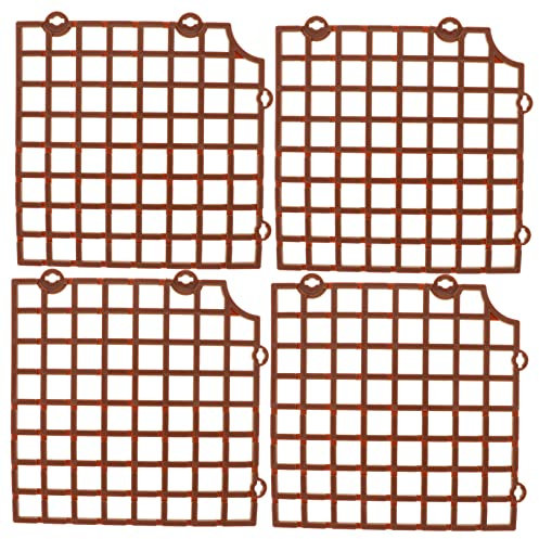 SUPVOX 3pcs Garden Cat Deterrent Flowerpot Mesh Cover Pot Soil Protectors Flower Pot Soil Cuttable Cover Potted Grid Protector