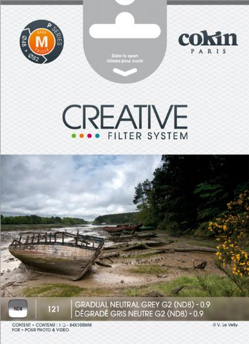 Cokin P121 Grad Grey G2 (ND8) Square Filter