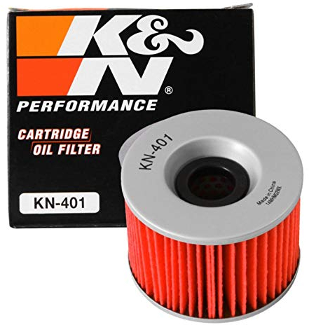 K&N Filters KN-401 Motorcycle Oil Filter , black