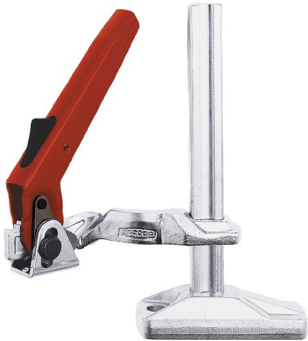 BESSEY Maschinentischspanner BS4N | 200 mm Spannweite | 120 mm Ausladung | Schwenkbar & stufenlos höhenverstellbar für präzise Bohrarbeiten, mit Hebelmechanismus für schnelles Spannen