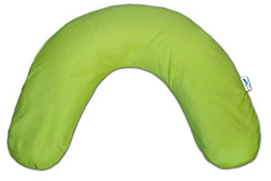 Theraline 03001400 Bezug für Nackenkissen mittel, 100 x 21 cm, jersey schilfgrün