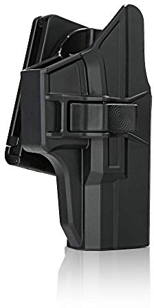 efluky Holster für Glock 19/23/32 (Gen1-5), 19X, 45 - Paddelholster mit 60° Einstellbarem Gürtelclip