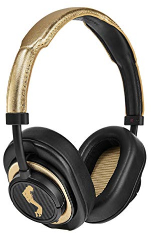 Master & Dynamic - Casque sans fil MW50+ supra & circum aural (Michael Jackson édition) Or/Noir