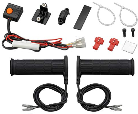 DAYTONA manopole riscaldate moto, interruttore 4 livelli, 25,4mm, finale chiuso