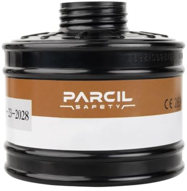 Parcil Distribution P-D-1 40mm Aktivkohle-Filterpod – Ersatz-Filterkartusche für Smart Mask, Maske mit Filter, Atemfilter für Atemschutzmaske, Aktivkohle Maske Filter für Lackieren
