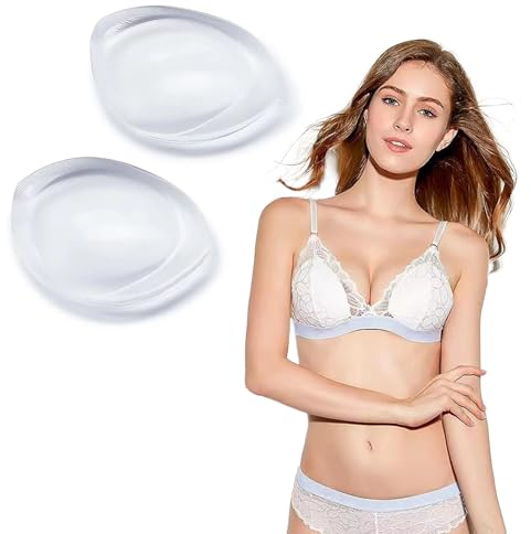 KALUROIL Ensemble de coussinets soutien-gorge et volumateurs en gel de silicone transparent - Idéal pour maillots de bain, bikinis et fêtes de mariage
