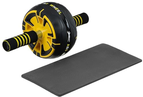 Fitness Bauchtrainer Gerät Bauchmuskel Übungsrad Fitnessrad Rollenrad