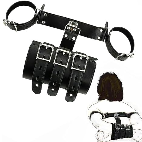 Handschellen Bondage Set Leder Handschellen Fesseln Sex Spielzeug für Paare mit Bett Halterung Extrem Bondage FesselSet für Frauen Männer Einstellbar Handfesseln Erotik Bondage Set Fesselset SexToys