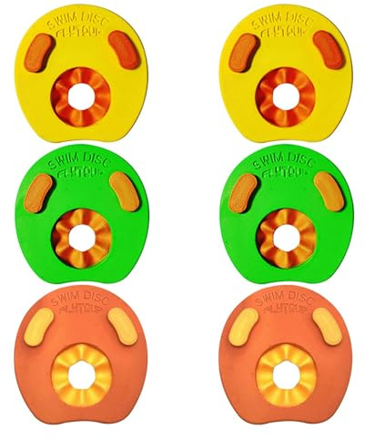 Swimming Bracelets Floating Bracelets – Swimming Floaties EVA Foam Swimming Water Wristbands, Arm Floaties 6 Floating Disc for Children | Water Aerobics Floating Ring, Swimming Circles Pe