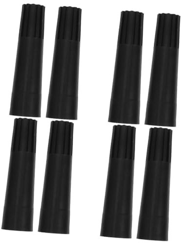 Didiseaon 5sets Handle Tips for Wood Plastic Poles Broom Mop Handle Extension Threaded Tip Replacement for Cleaners 2pcs*5