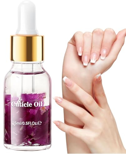 Huile Pour Ongles Et Cuticules - Soin Nourrissant pour Ongles Abîmés ou Cassés 15ml | Soin Nourrissant Pour Ongles Fendillés, Produit De Soin Cuticules Compact Pour Voyage