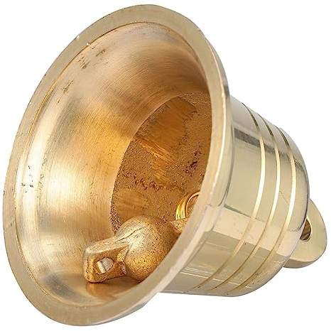 Vaguelly Goldene Weihnachtsglocke Aus Messing Bastelglocke Weihnachtsdekoration Kleine Glocke Windspiel DIY-zubehör