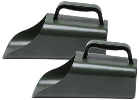 2 Pièces Pelle De Jardin en Plastique, Pelle A Pellets Granulés Tamis, Outil De Creusement du Sol, Panier À Pellets Multifonctionnelle, Pelles À Main pour Le Jardinage, Compost, Céréales, Jardin