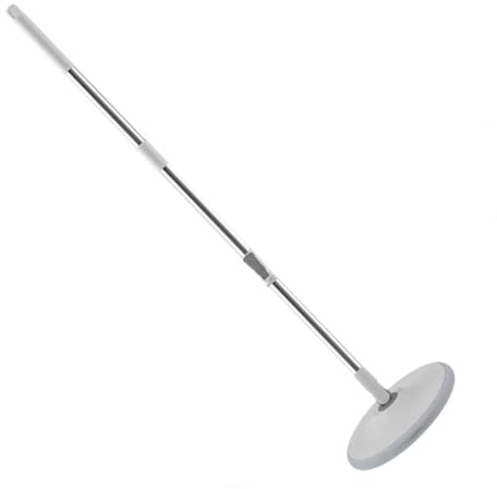 DECORNIJIA Balai Serpillière Rotatif Détachable pour Nettoyage de Sols Manche Long Antidérapant Seau Intégré pour Lavage sans Effort Adapté Sols Durs et Haute Absorption et Résistance à