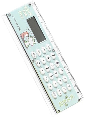 Niedlich: Schulgadet, Theke, Studentenwerkzeug mit integriertem Lineal | leichtes digitales Display verbessert die täglichen Mathe- für Kinder, mig