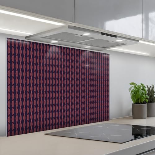 KitchenYeah© Crédence Adhésive Résistant À La Chaleur 55x80 cm Protection Mur Cuisine Panneaux Muraux Adhesif Panneau Decoratif Interieur Motifs - Abstrait - Vintage