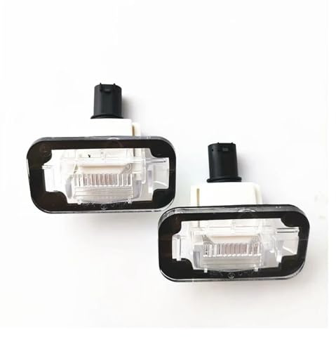 QGBKLZNZHP Illuminazione Targa Per MG MG6 I5 HS Per Pilot ZS GS Per ZX ZST Astor VS Luce Della Targa Posteriore Montaggio Paraurti Numero Ha Condotto La Lampada(2pcs)
