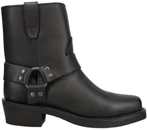 Dingo Boots Mens Rev Up Harness Motorcycle Boots Ankle - Black - Size 13 2E