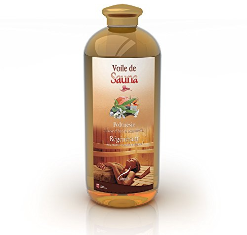 Camylle - Sauna Fragrance Polynésie - A base di oli essenziali puri e naturali per sauna - Rigenerante con aromi di vaniglia e frutta - 1000ml