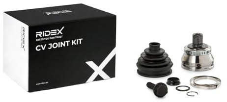 RIDEX 5J0002 Juego de articulación árbol de transmisión Delantero Izquierda Delantero Derecha con material de montaje/fijación con fuelle Compatible con AUDI A4 B7 Avant 8ED