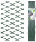 Set Of 2 Expanding Green Plastic Wall Foldable Trellis Fence