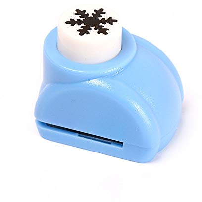 Fliyeong 1 x Stanzer für Bastelarbeiten, manuelles Prägegerät, Schneeflocke, Papier, für Büro, Schule, Zuhause, praktisch und beliebt.