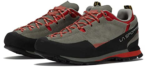 La Sportiva Boulder X Grey/Yellow, unisex, vuxen, vandringsskor, Clay Saffron, 41.5 EU