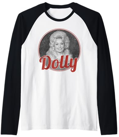 The Classic Dolly Parton Raglan Baseball Tee